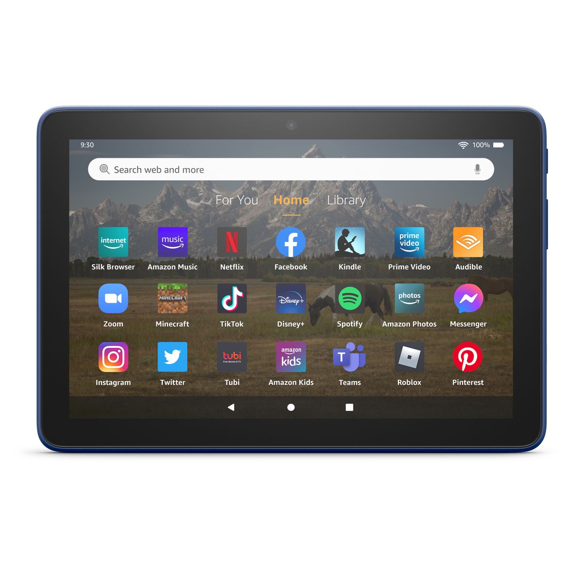 Amazon Fire HD 10 11th Gen 10.1" Display 3GB RAM 32GB Storage Wi-Fi Black image 1