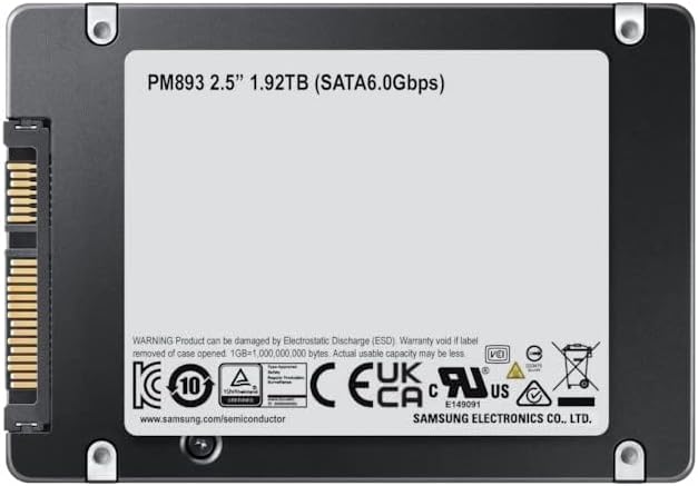 Samsung 1.92TB 6Gbps Enterprise SSD