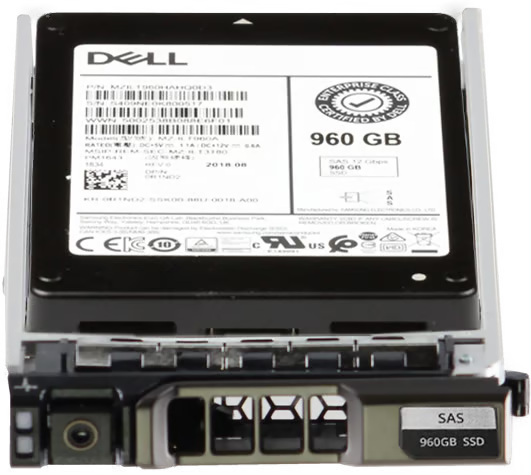 Dell 960GB 12Gbps SAS Read Intensive TLC 2.5 SSD image 1