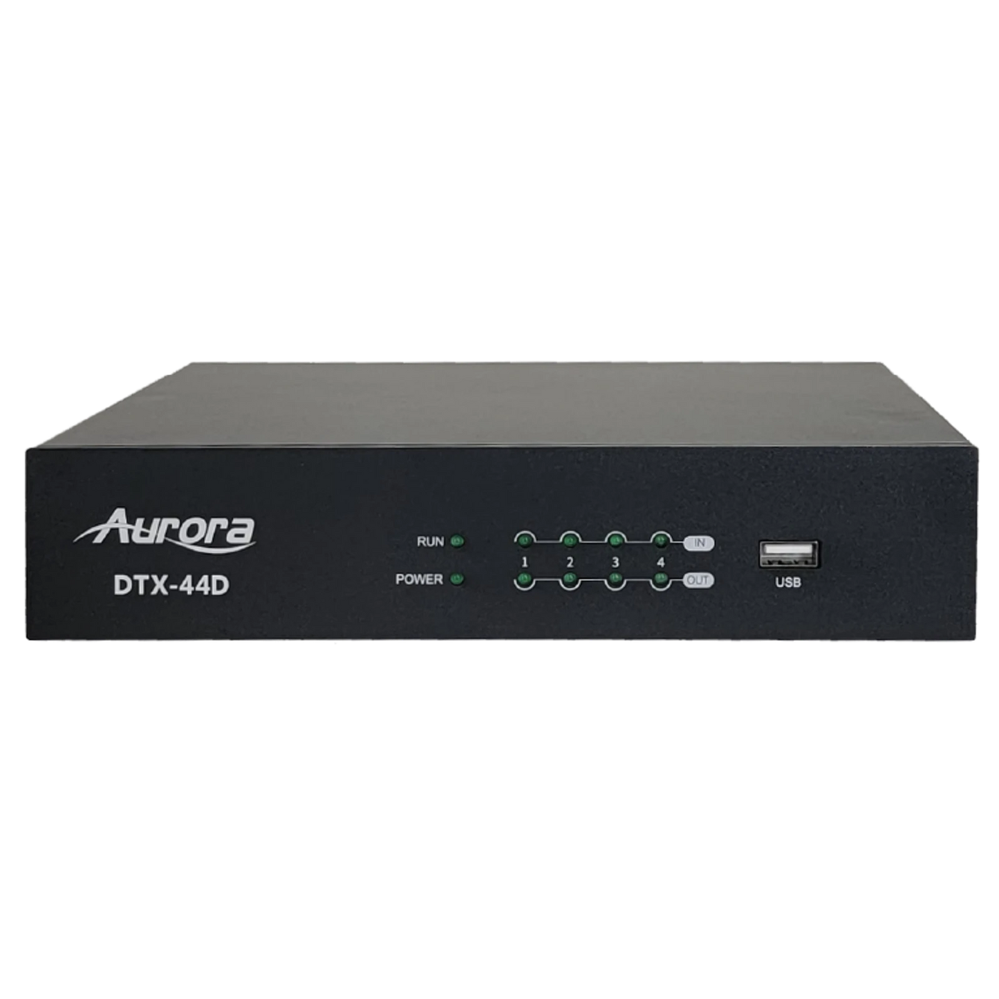 Aurora Multimedia DTX-44D – 4×4 Dante Audio DSP with 4×4 Analog I/O | Brand New