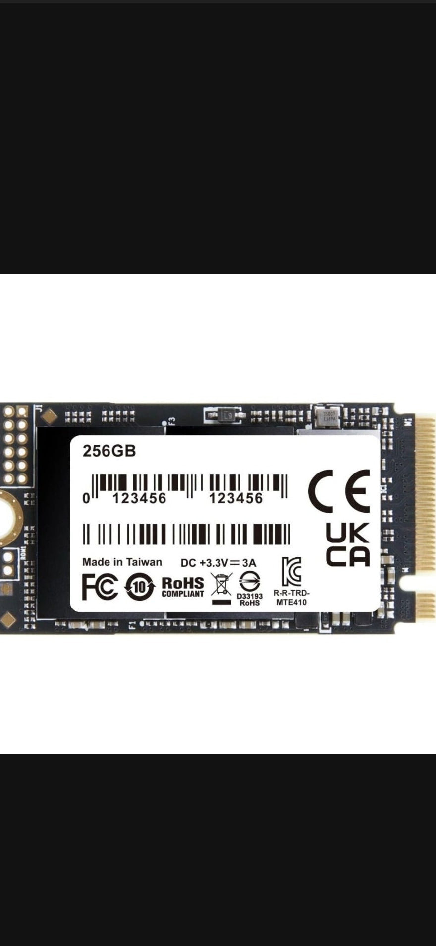 256GB  mSATA SSD