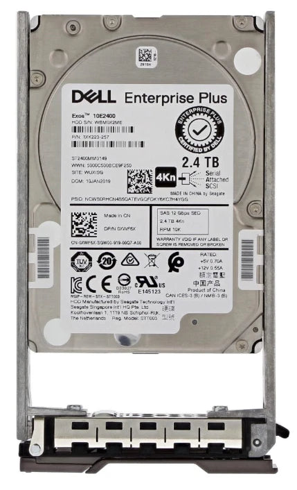 Hard drive Dell 2.4TB HDD SAS 12G 2.5"
